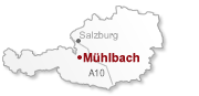 Anreise und Lage in Mühlbach am Hochkönig